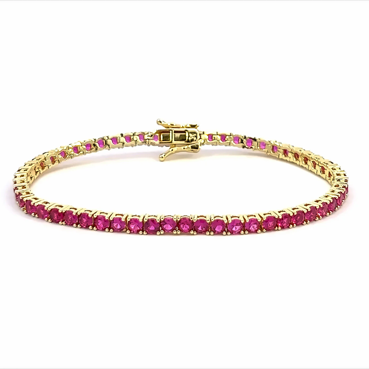 Color Stones Tennis Bracelets - Image 4