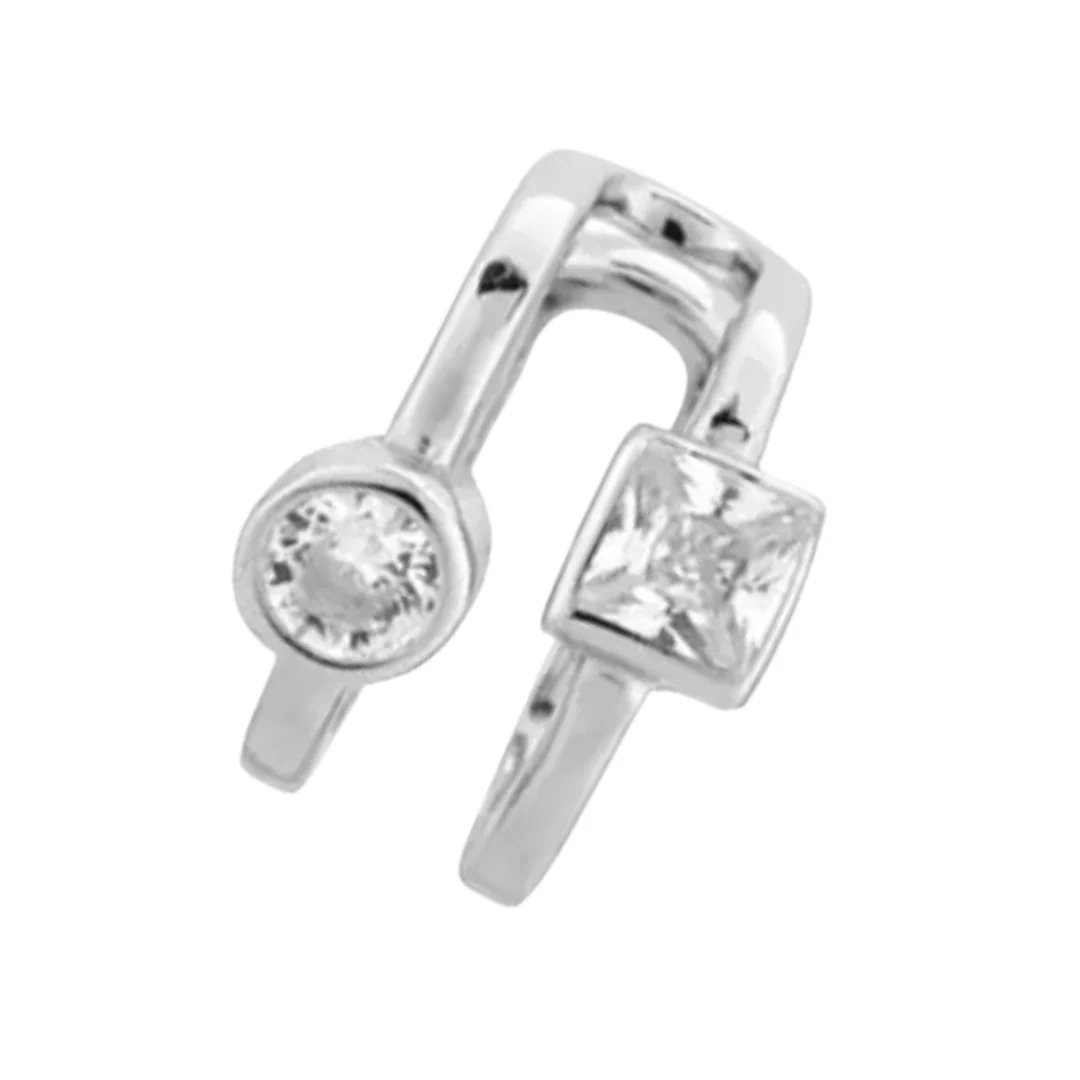 Double Bezel Stone Cuff - Image 3