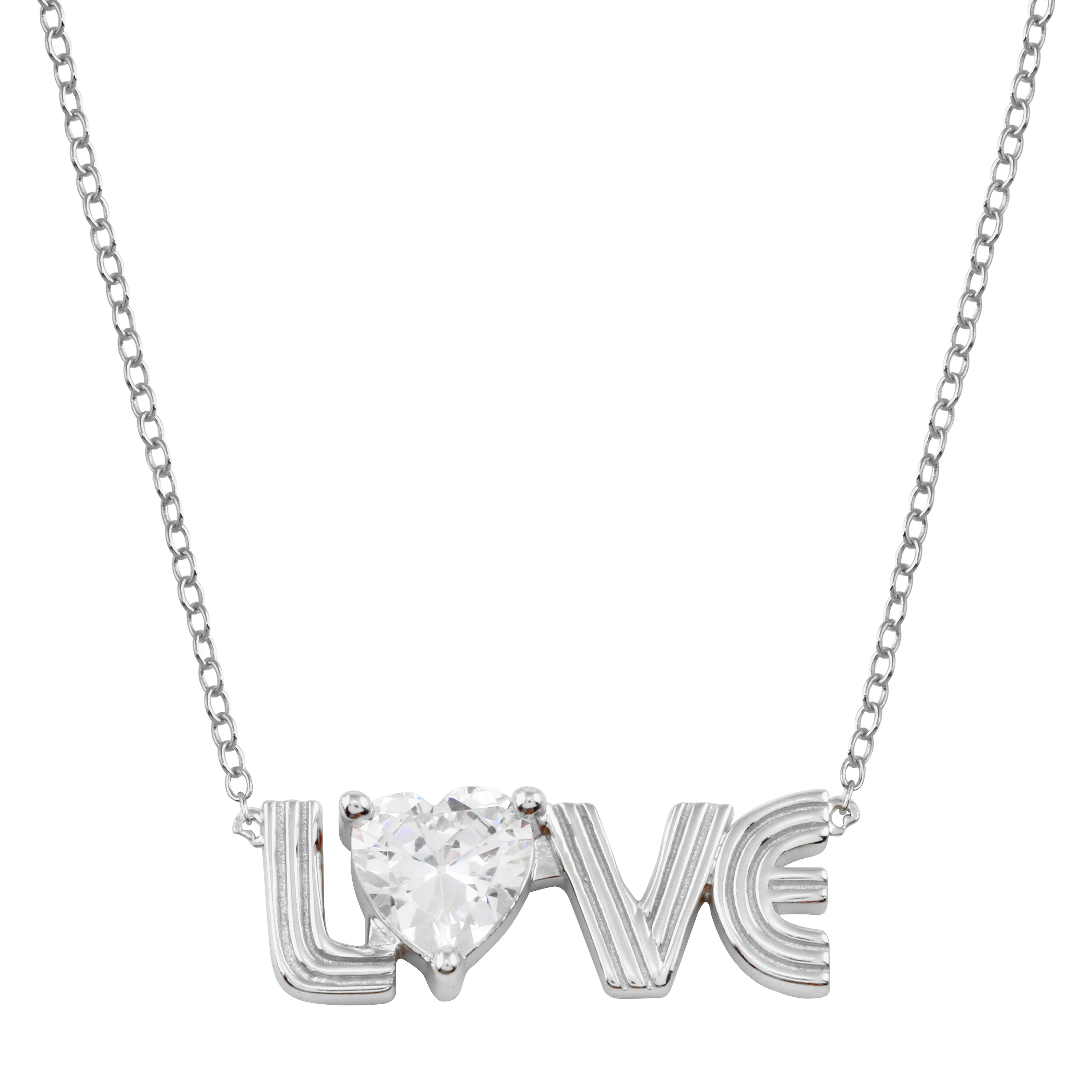 Fluted LOVE Necklace - Image 4