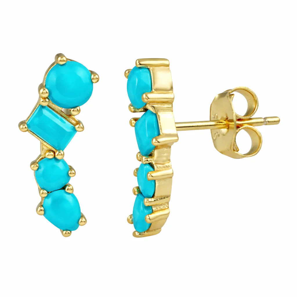 Four Stone Crawler Studs - Image 6