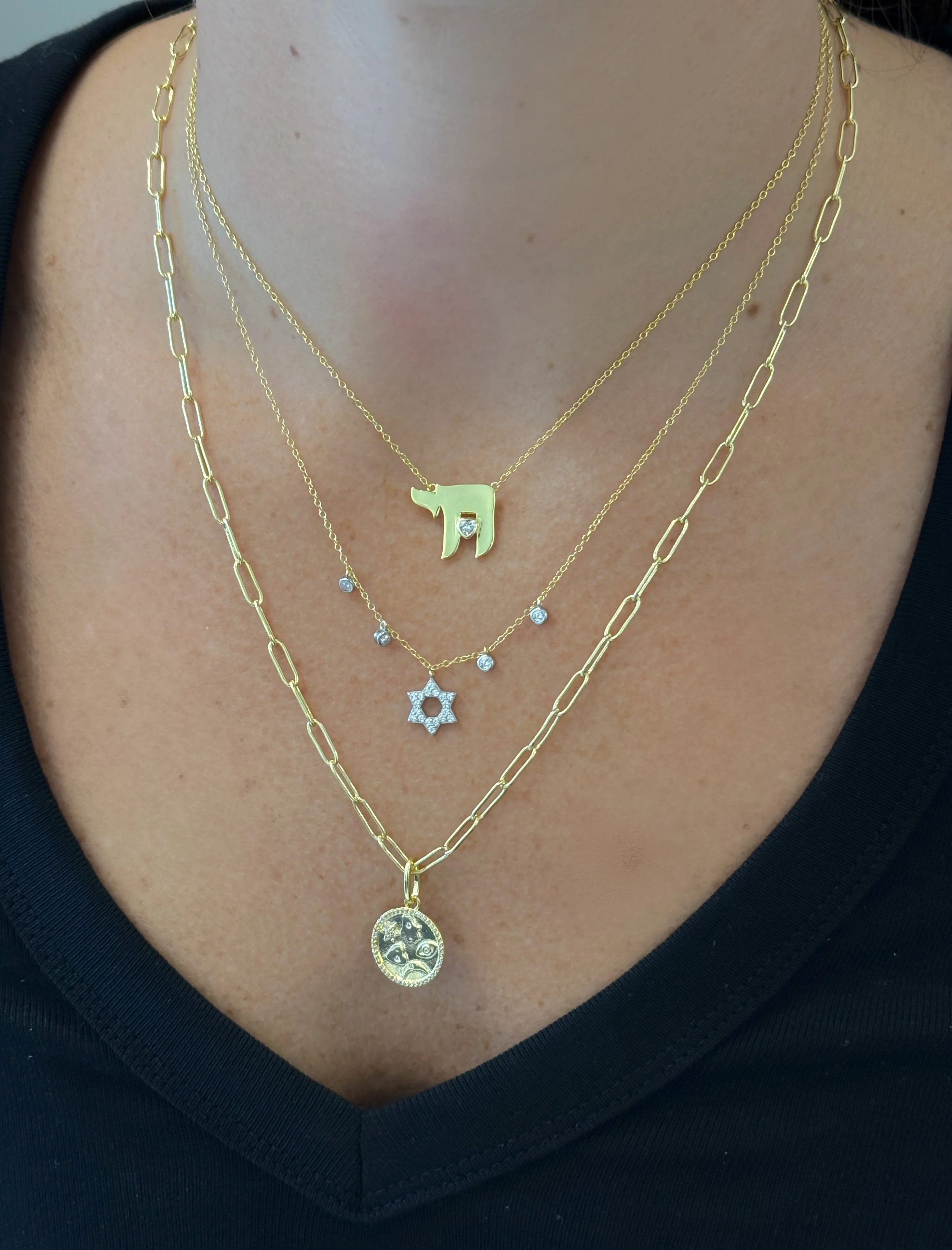 Mini Lucky Amulet Disk Charm - Image 3