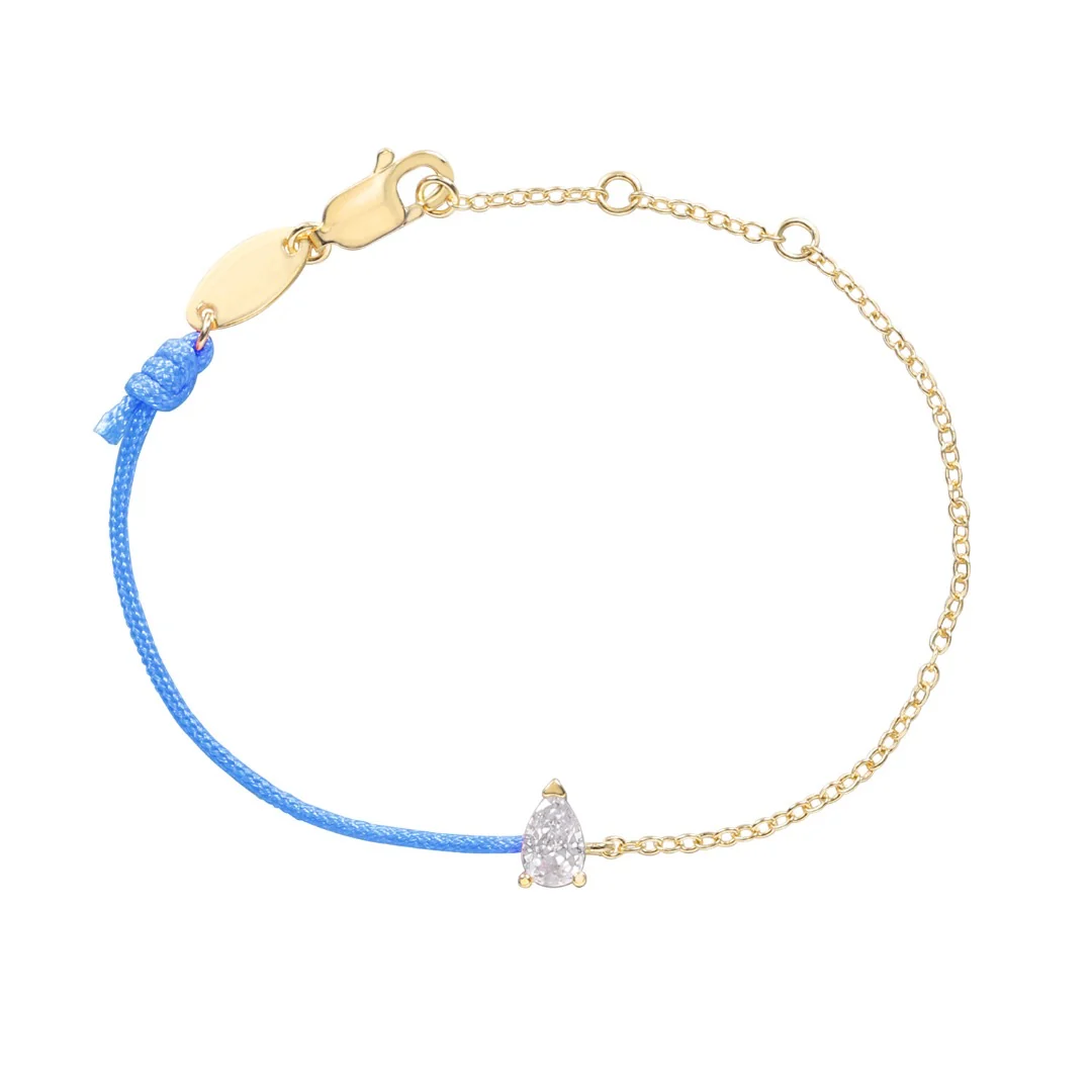 Diamond Drop String Bracelet - Image 3
