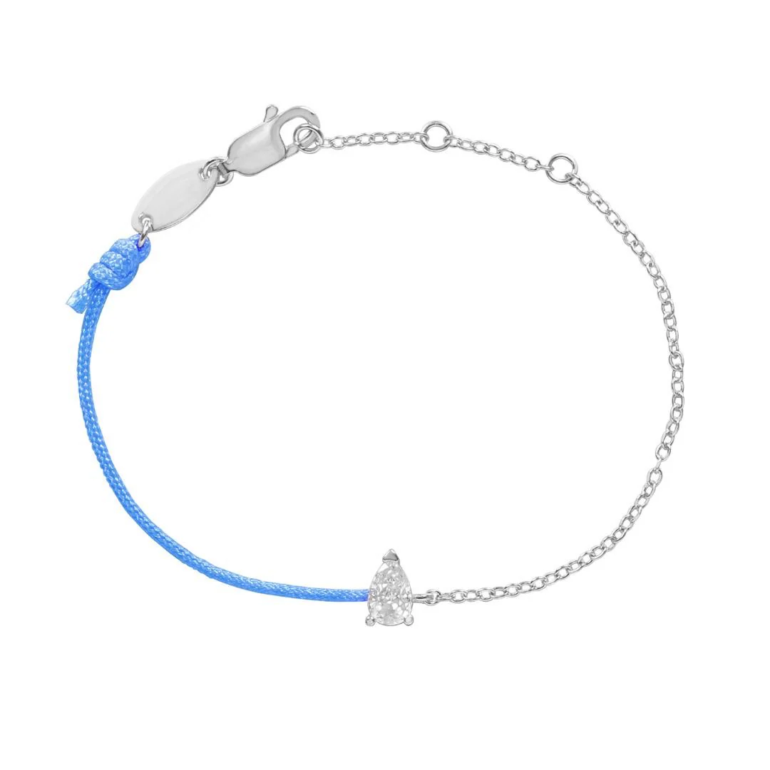 Diamond Drop String Bracelet - Image 4