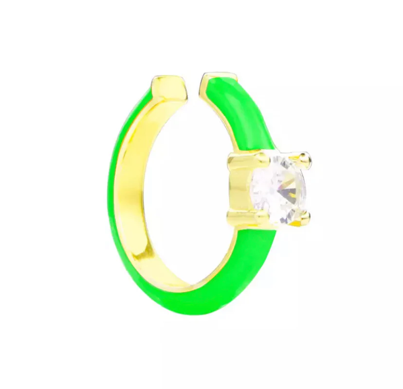 Diamond Enamel Cuff - Image 4
