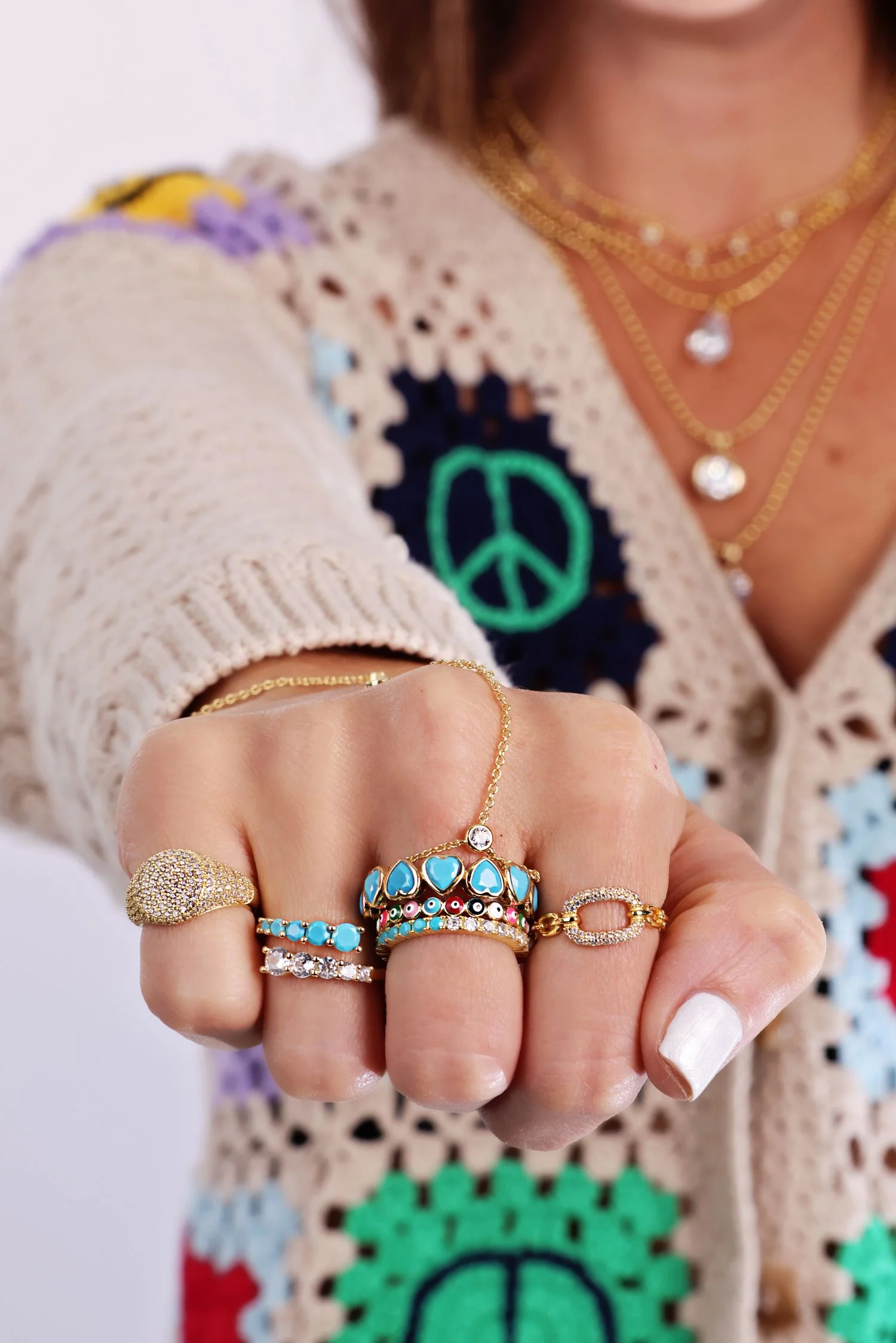 Pave Pinky Ring - Image 6