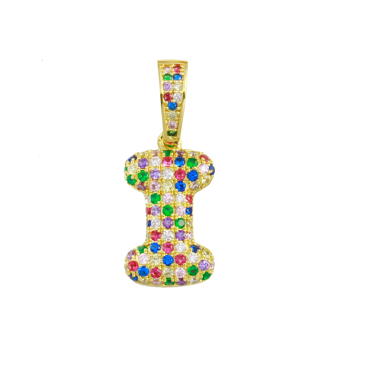 Rainbow Bubble Initial Charm - Image 11