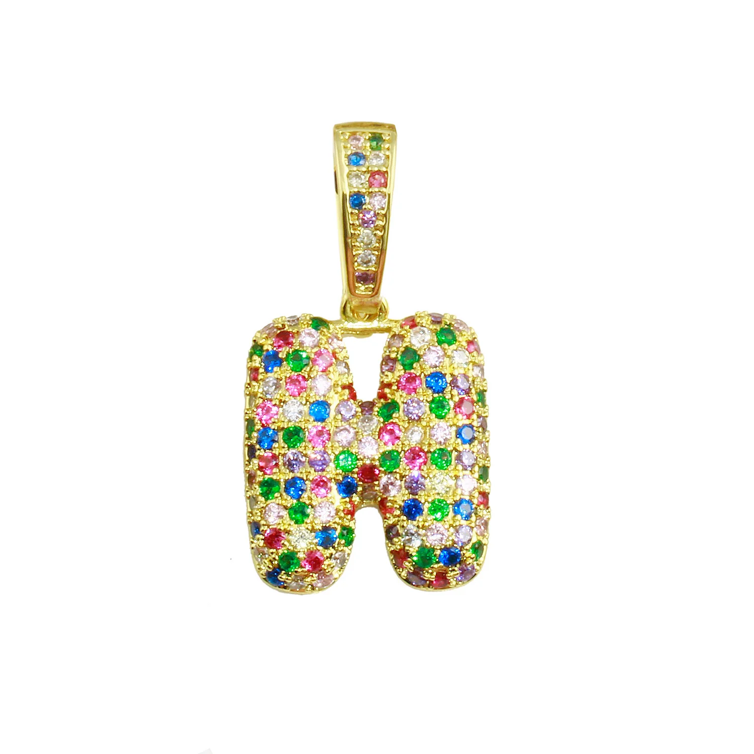 Rainbow Bubble Initial Charm - Image 12