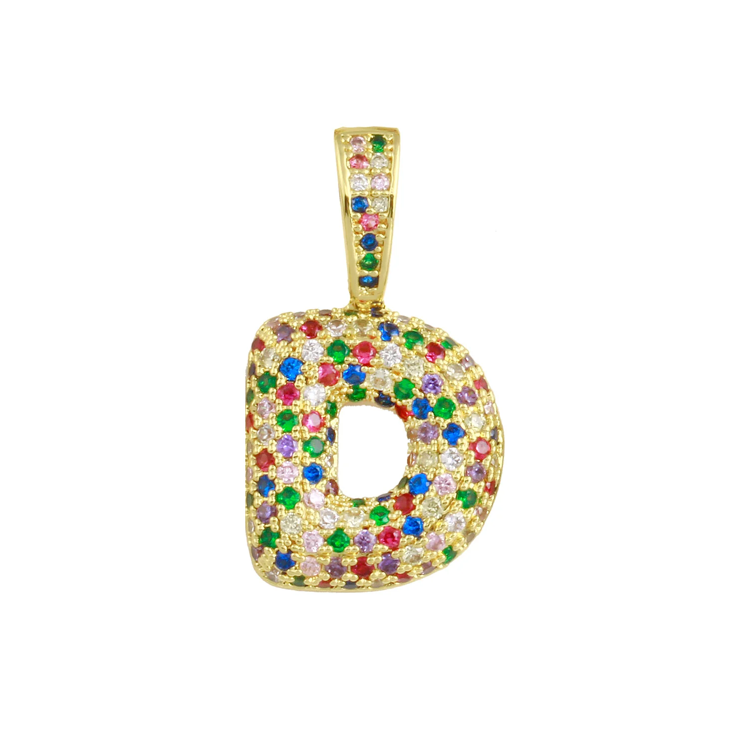 Rainbow Bubble Initial Charm - Image 16