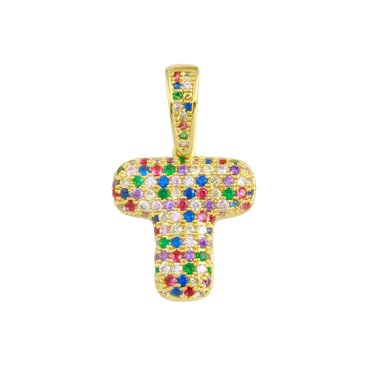 Rainbow Bubble Initial Charm - Image 17