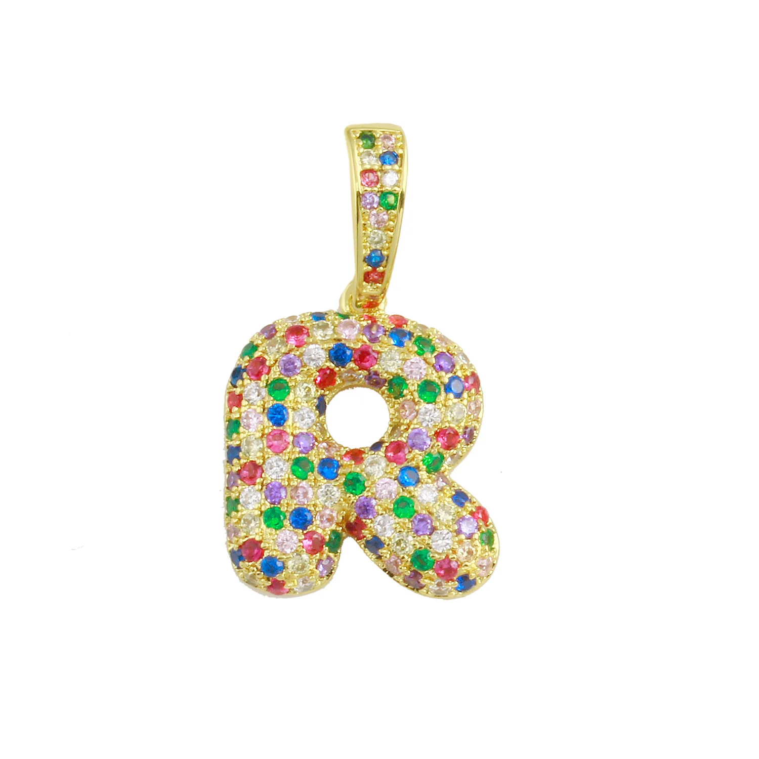 Rainbow Bubble Initial Charm - Image 19