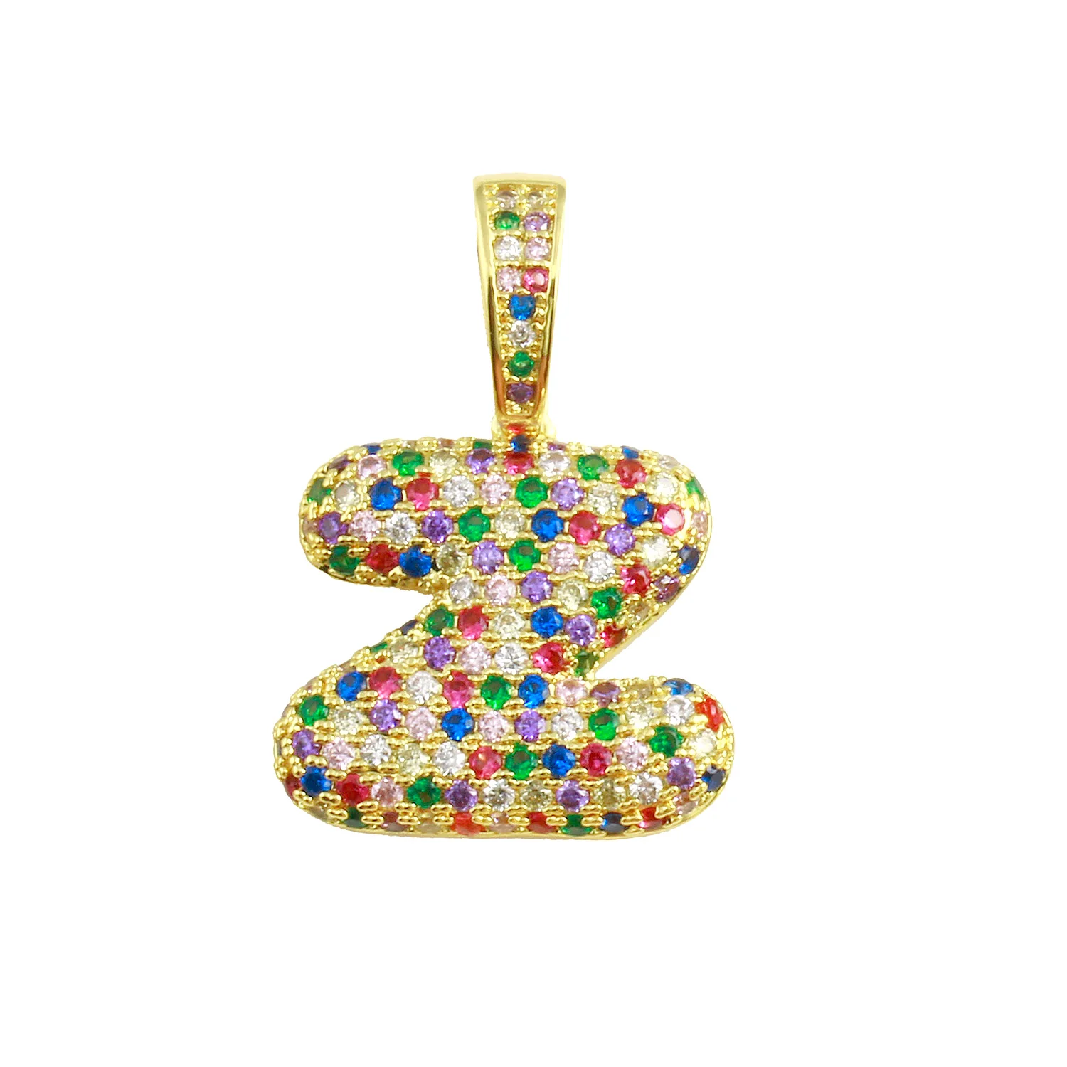 Rainbow Bubble Initial Charm - Image 21