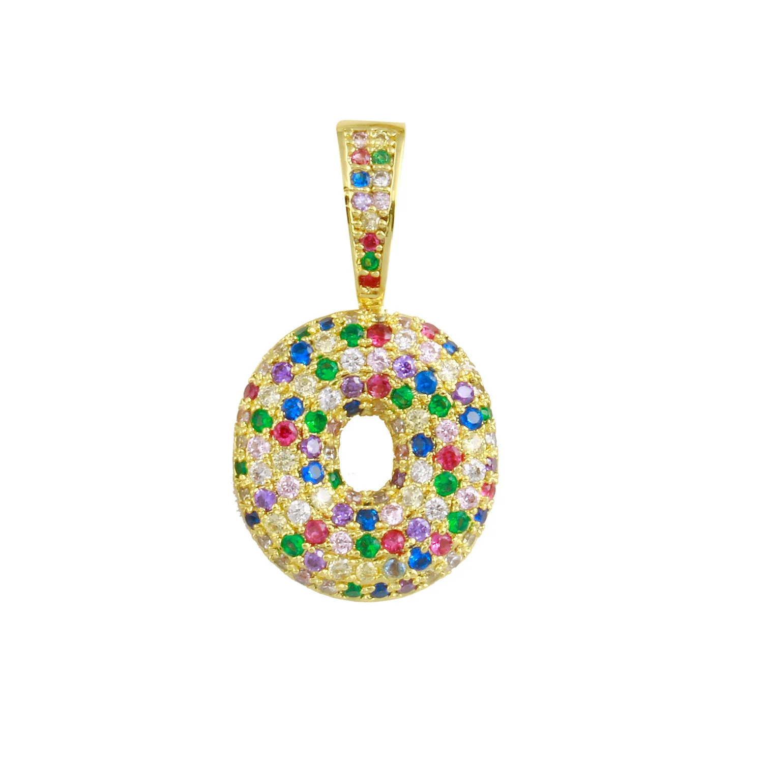 Rainbow Bubble Initial Charm - Image 5