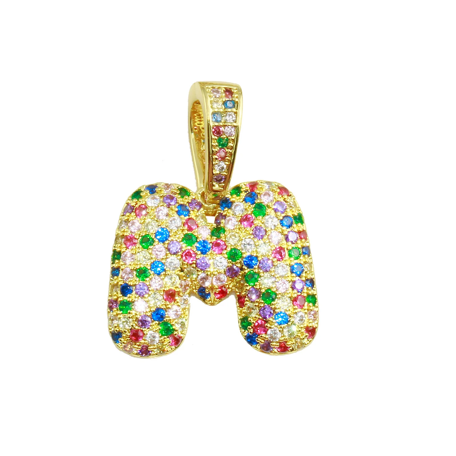 Rainbow Bubble Initial Charm - Image 7