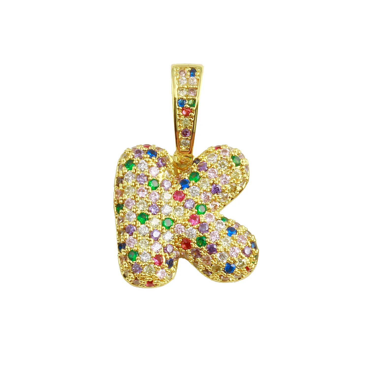 Rainbow Bubble Initial Charm - Image 9
