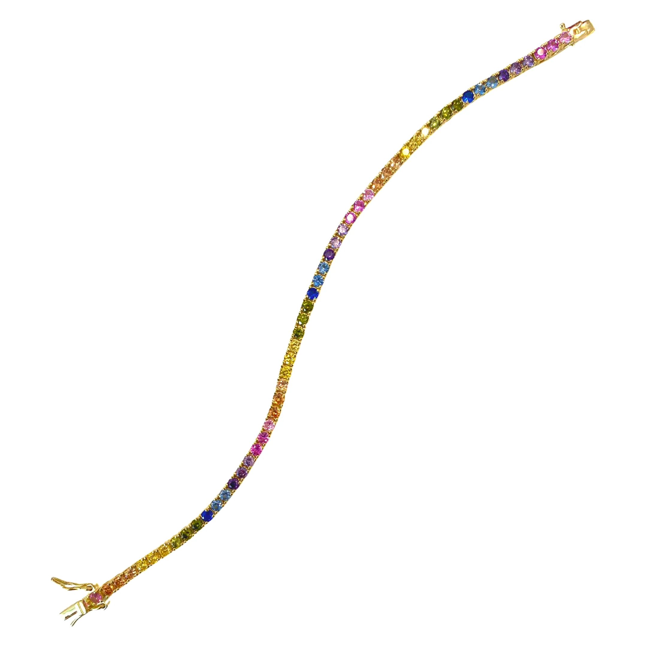 Everyday Rainbow Tennis Bracelet - Image 3