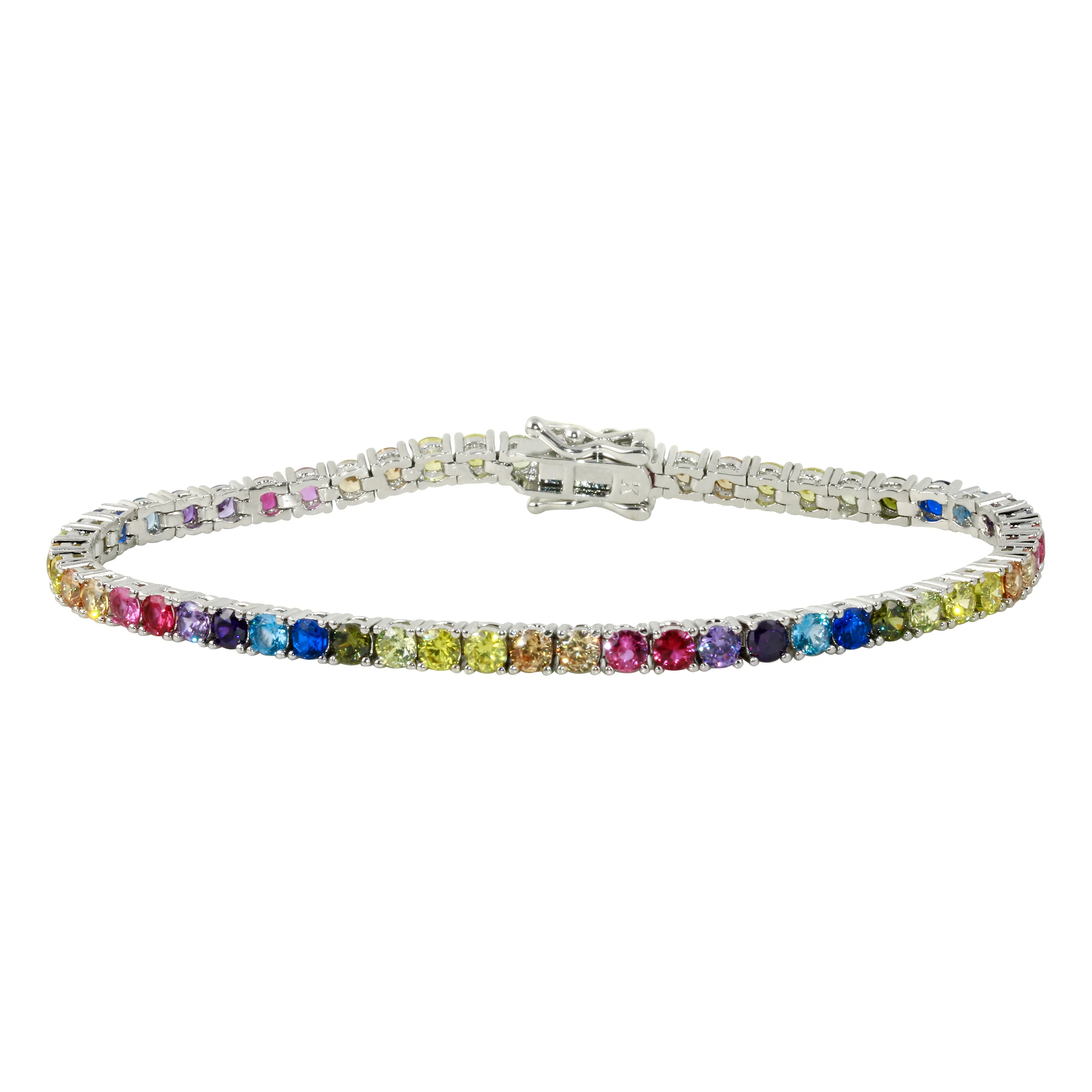 Everyday Rainbow Tennis Bracelet - Image 4