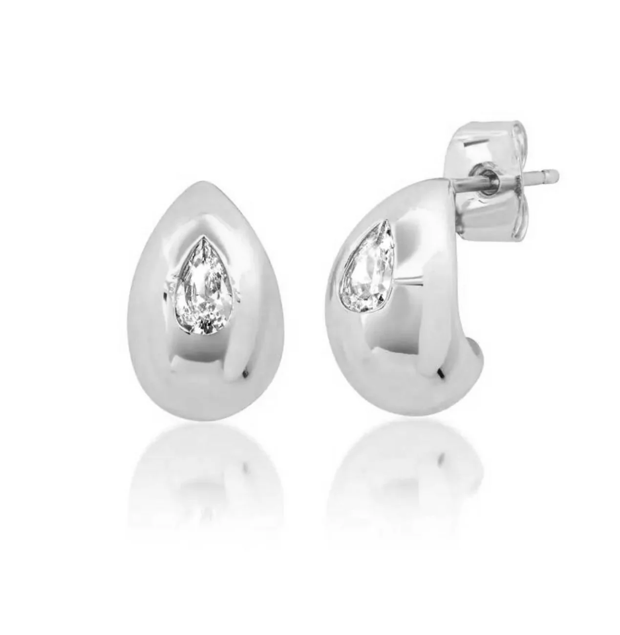 Small Drop Sparkle Earrings - Image 3